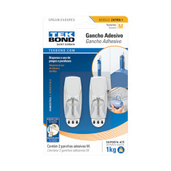 GANCHO TEK ZAFIRA BCO/MET.UNIC C/02