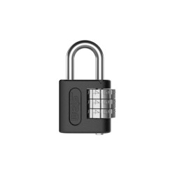 CADEADO C/SEGR.STAM 25MM CART.PRETO