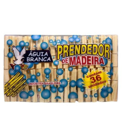 PRENDEDOR ROUPA MAD.AGUIA BR C/36