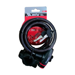 CADEADO P/MOTO CHAVE 12MMX120CM MTX