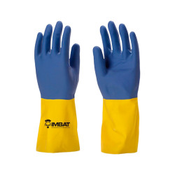 LUVA LATEX IMBAT NEOPRENE AM/AZ 10