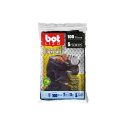 SACO P/LIXO SUP.FORTE PR.100L C/05