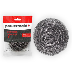 ESPONJA POWERMAID INOX PRATEADO