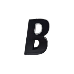 LETRA DEPLASTI 3D PRETO B 13CM