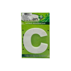 LETRA LUBIAN 3D BRANCA ABS C 10CM