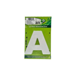LETRA LUBIAN 3D BRANCA ABS A 10CM