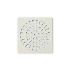 GRELHA PLAST.QUADR.BRANCA 150 GRAP