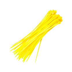 ABRAC NYLON 2,5 X 100 AMARELA  C/50