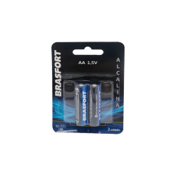 PILHA BRASFORT ALC PEQUENA  AA C/02