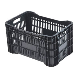 CAIXA PLAST.PERFURADA PRETA 55 X 36