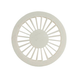 GRELHA PLAST.REDONDA BCO 100 LUCONI