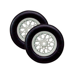 RODA CARRINHO CRISTAL C/2 PCS