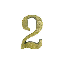 NUMERO COLONIAL PEXCEL BRONZE 2