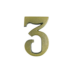 NUMERO COLONIAL PEXCEL BRONZE 3