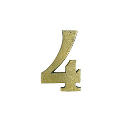 NUMERO COLONIAL PEXCEL BRONZE 4
