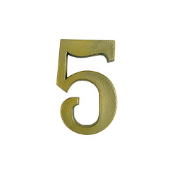 NUMERO COLONIAL PEXCEL BRONZE 5
