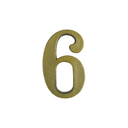 NUMERO COLONIAL PEXCEL BRONZE 6/9