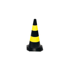 CONE P/SINALIZ.DELTA 70CM PRTO/AMA