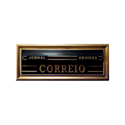 CAIXA CARTA PVC/CHAPA.PTO/OURO - 28