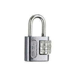 CADEADO C/SEGR.STAM 25MM CART.CROM