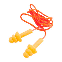 PROTETOR AUDITIVO SILICONE LARANJA